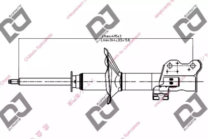 Амортизатор DJ PARTS DS1097HS